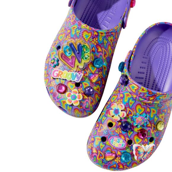 Lisa Frank x Crocs Classic Clog Urban Outfitters Rare Women's Size 12 Men's 10 - Picture 13 of 13